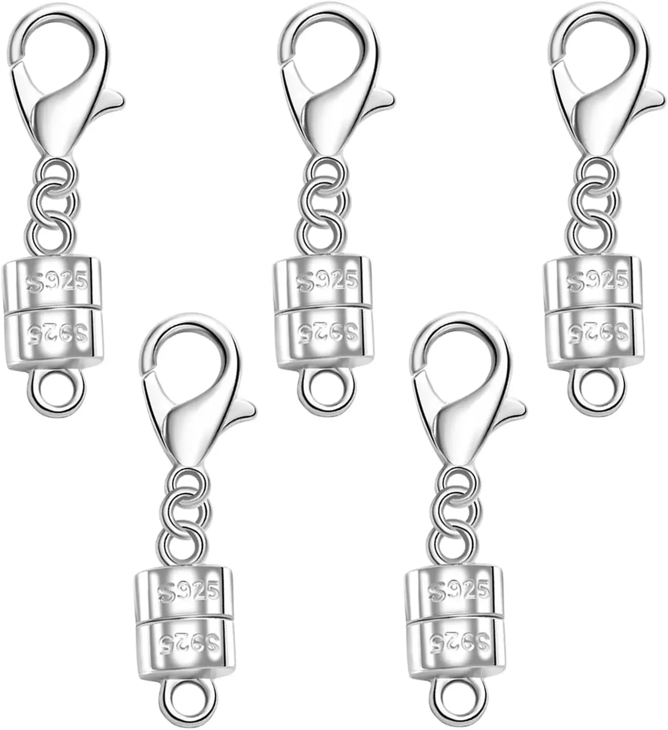 925 Silver Magnetic Necklace C - Lobster Clasp Silver review and price