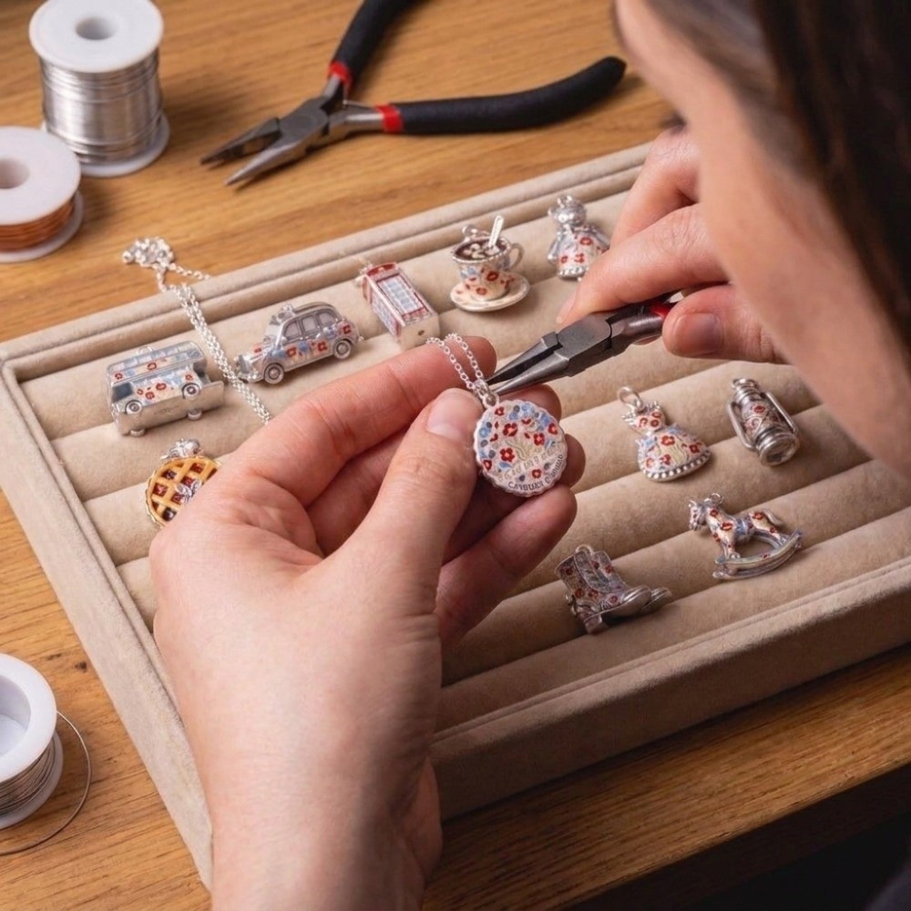 Cute Stainless Steel Cartoon P - Jewelry Making London review and price
