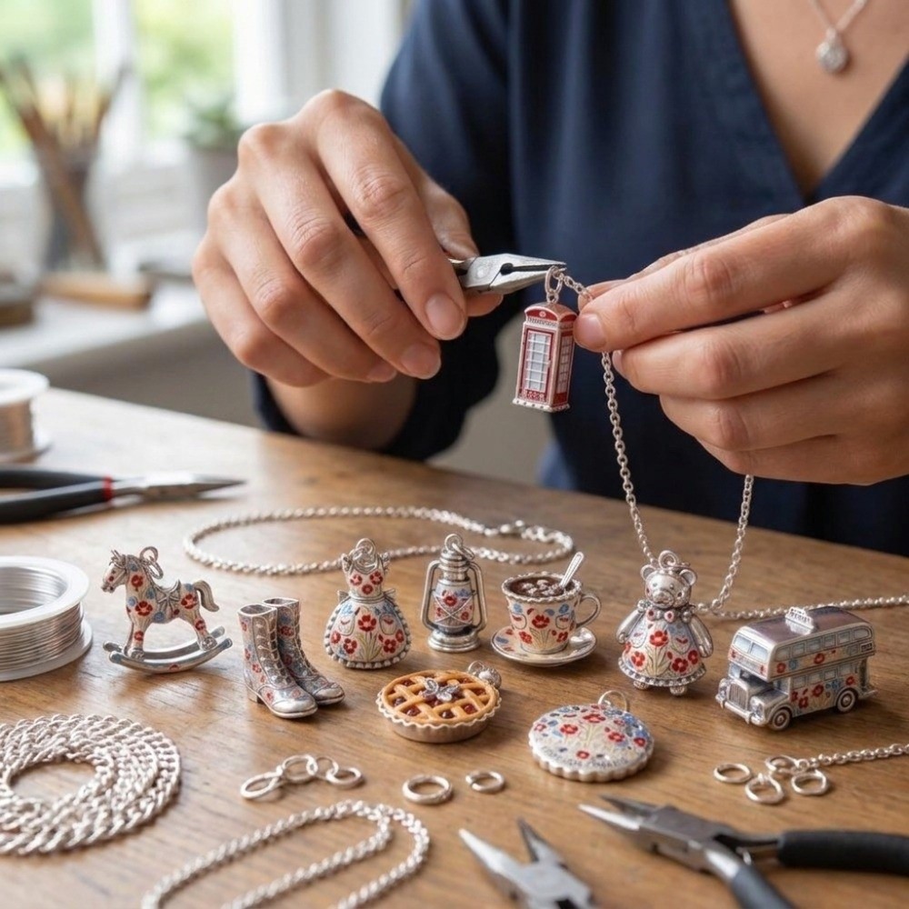 Cute Stainless Steel Cartoon P - Jewelry Making London review and price