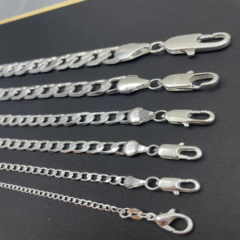 Men's 925 Sterling Silver Neck - Lobster Clasp Silver review and price