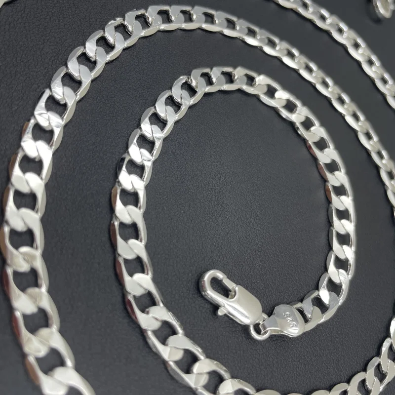Men's 925 Sterling Silver Neck - Lobster Clasp Silver review and price