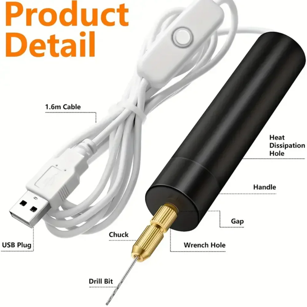 Mini Electric Drill USB Powere - Jewelry Making Dc review and price